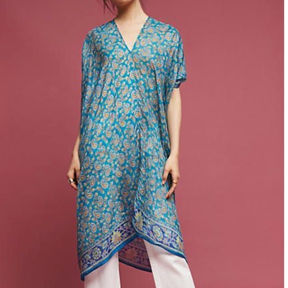 Anthropologie Other - Anthropologie Matta silk caftan